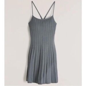 Abercrombie & Fitch Gray/blue Mini Dress